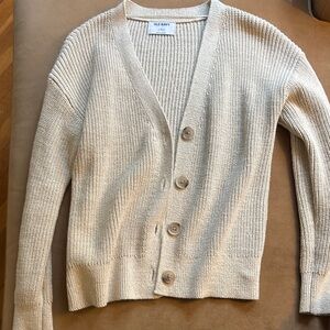 Old Navy Cream Women's Cardigan Sweater